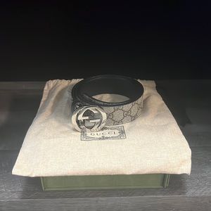 Reversible GG Supreme belt GUCCI 95